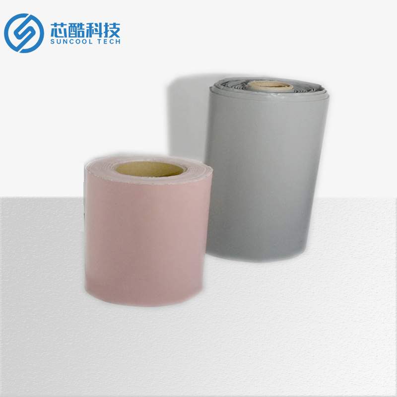MOS管导热矽胶布 玻纤抗撕拉散热片导热阻燃绝缘垫片深圳矽胶