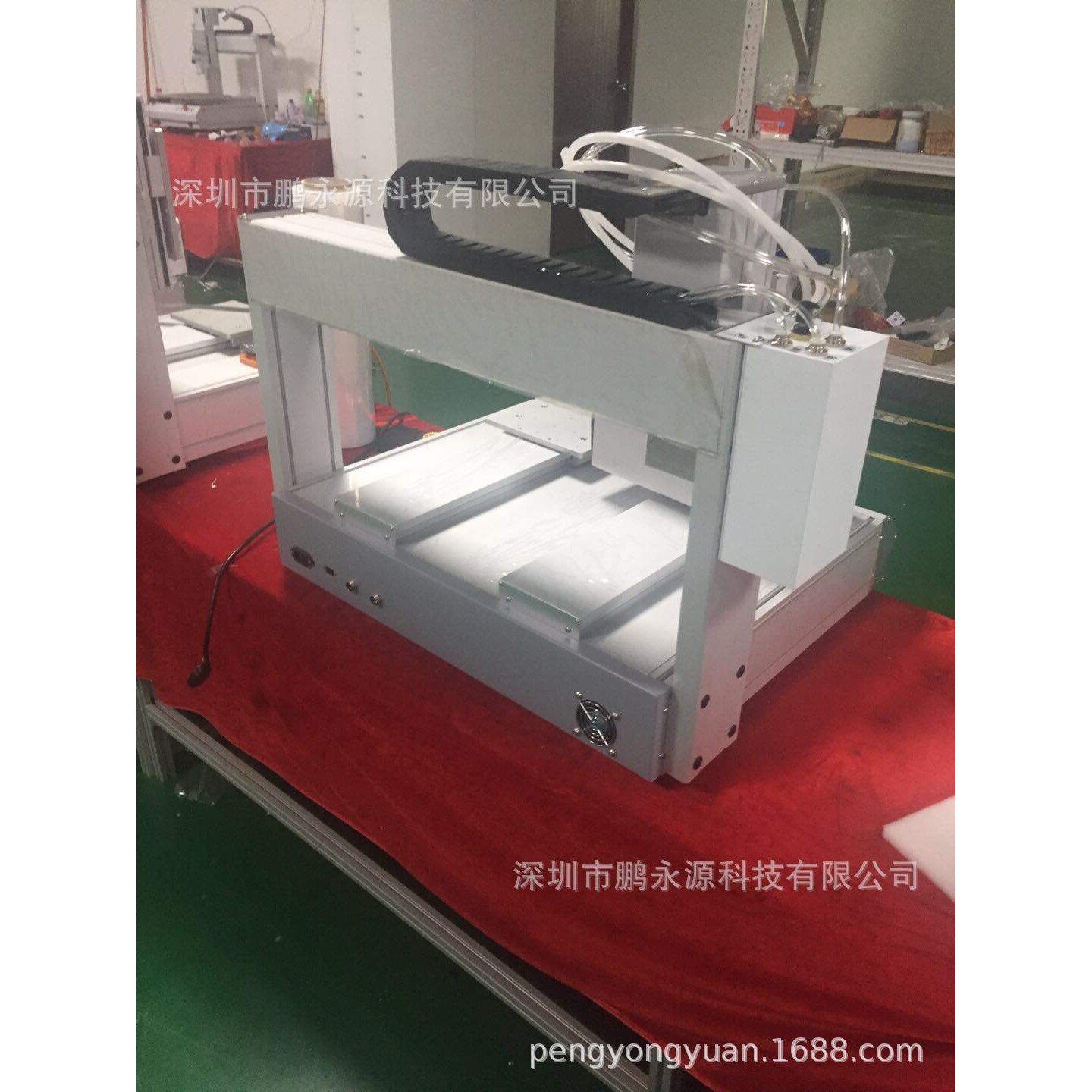 四轴双Y轴点胶机 皮套 平台自动打胶机 滴胶机音响外壳包布点胶机