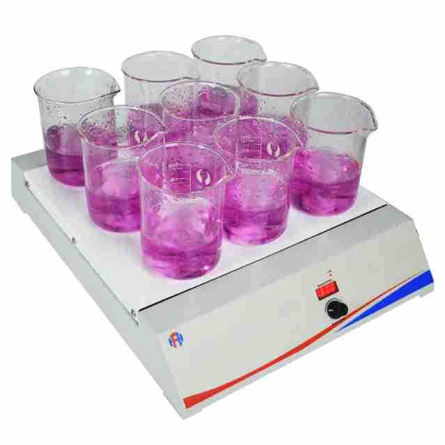 深圳直销九位数显磁力搅拌器 陶瓷涂层不锈钢面板转速1600rpm