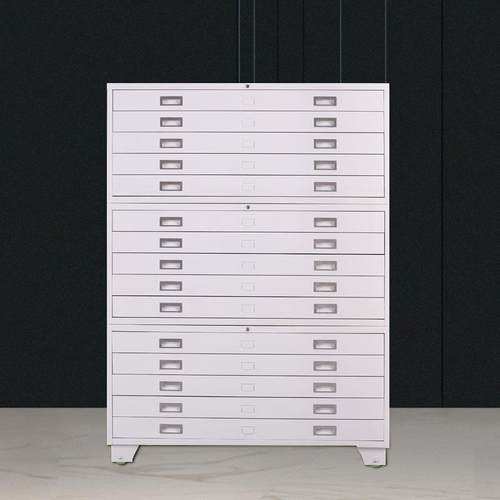 底图柜资料柜0号1号钢制抽屉式柜建筑工程图纸柜图纸存放