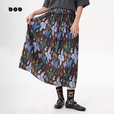 白目自原创设计2025秋季半身裙