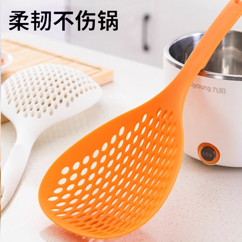 家用大漏勺捞饺子过滤网勺子厨房用品耐高温捞面漏网筛商用笊篱
