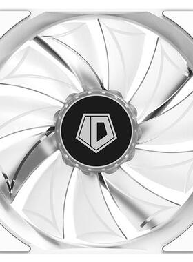 ID-COOLING XF-12025 小4pin PWM温控12CM电脑静音全白色机箱风扇