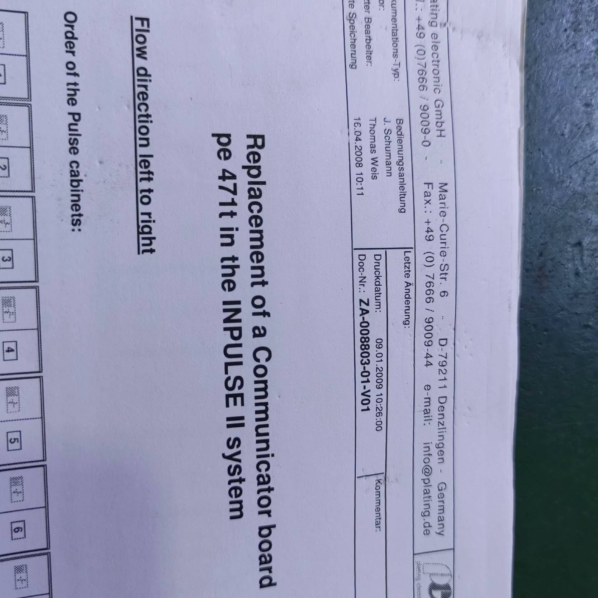 议价pe471t  replacement of a commu