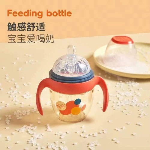 Бутылочка для кормления, ручка для новорожденных, детская соска, широкое горлышко