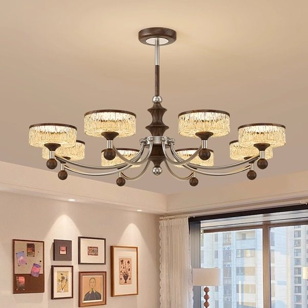 中古法式客厅吊灯2025新款高级感大厅主灯意式轻奢护眼氛围卧室灯,家装灯饰光源,客厅吊灯,淘宝优惠券,粉丝福利购,淘宝优惠卷