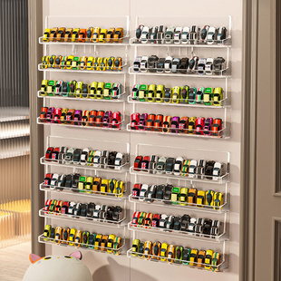 小汽车收纳展示架挂墙上多美卡风火轮模型亚克力儿童玩具车置物架