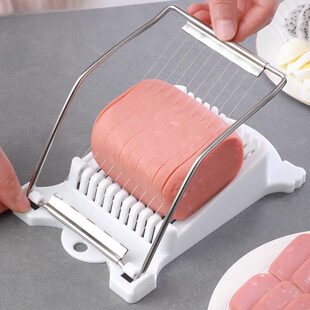火腿肠切片器切条切块神器午餐肉切片工具皮蛋鸡蛋切片水果分割器