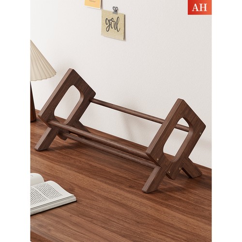 黑胡桃CD架专辑展示架碟片收纳盒磁带黑胶唱片存放架立式碟片储存