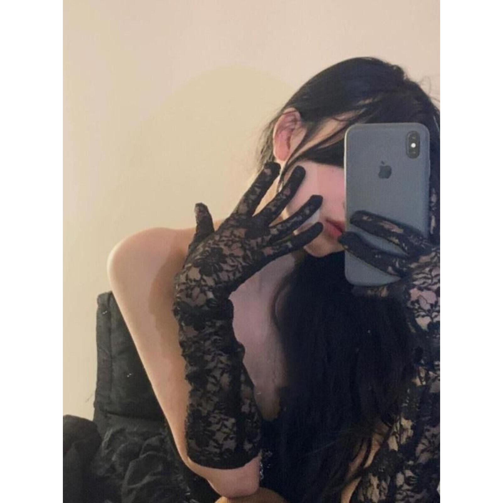 辣妹性感蕾丝手袖lolita亚文化袖套亚比新娘手纱手套女晚礼服婚纱