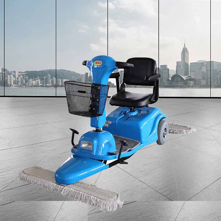 河南电动三轮保洁车锂电驾驶式尘推车310D火车站扫地机