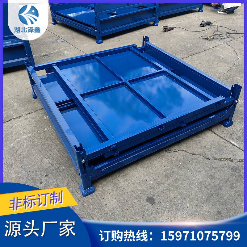 立体库周转箱 汽车零部件周转箱周转框 可定尺寸工业固废铁皮箱
