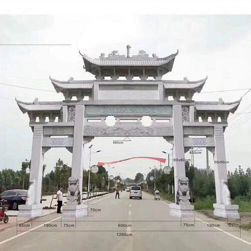 门三门石牌楼寺庙建设实惠