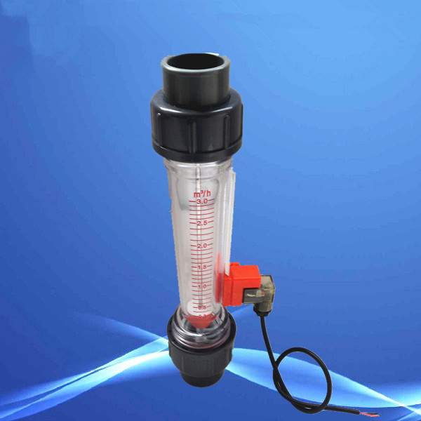 上下限警报器流量计、带感应器警报器塑管转子流量计