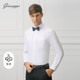 免烫 乔治白春秋男士 长袖 衬衫 商务纯棉白衬衣职业上衣