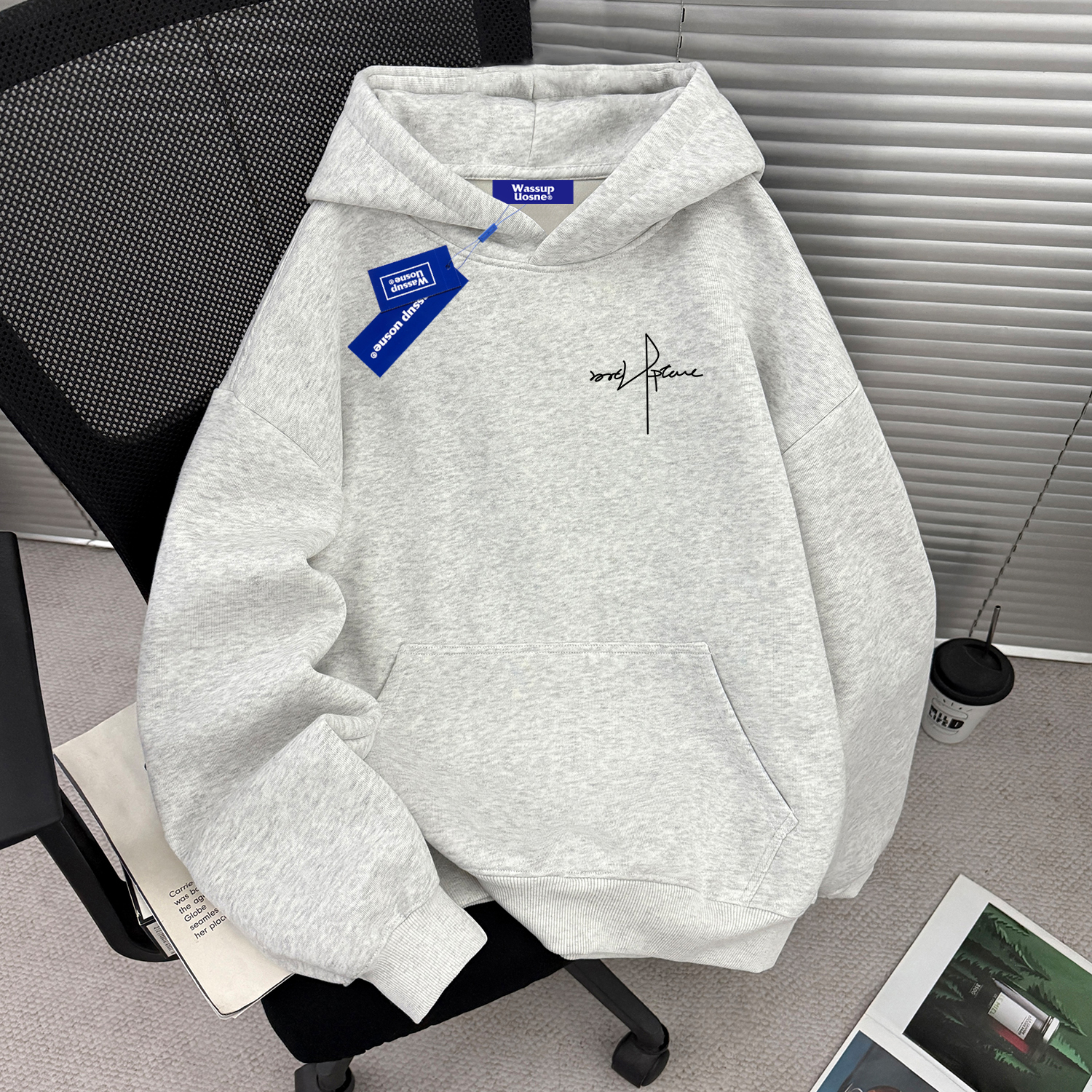 【官方正品】WASSUP重磅连帽卫衣