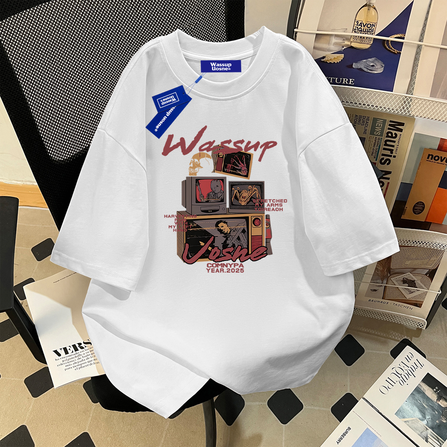 【官方正品】WASSUP男生短袖上衣