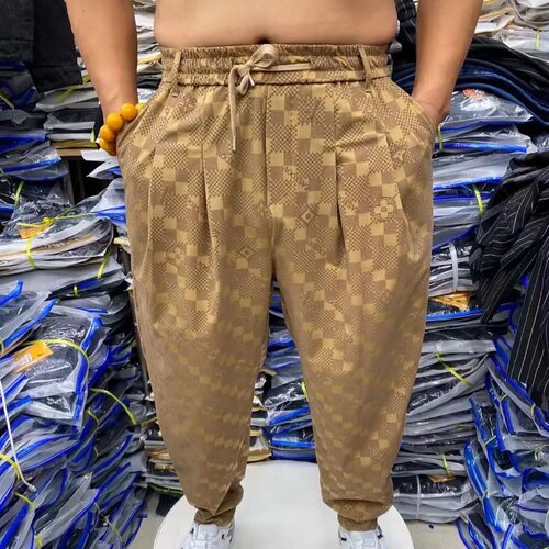 欧货夏季新款男士休闲裤时尚百搭修身小脚裤男式运动长裤子潮