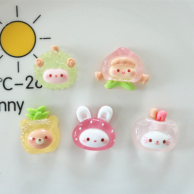 冰透动物水果榴莲菠萝3D立体水杯