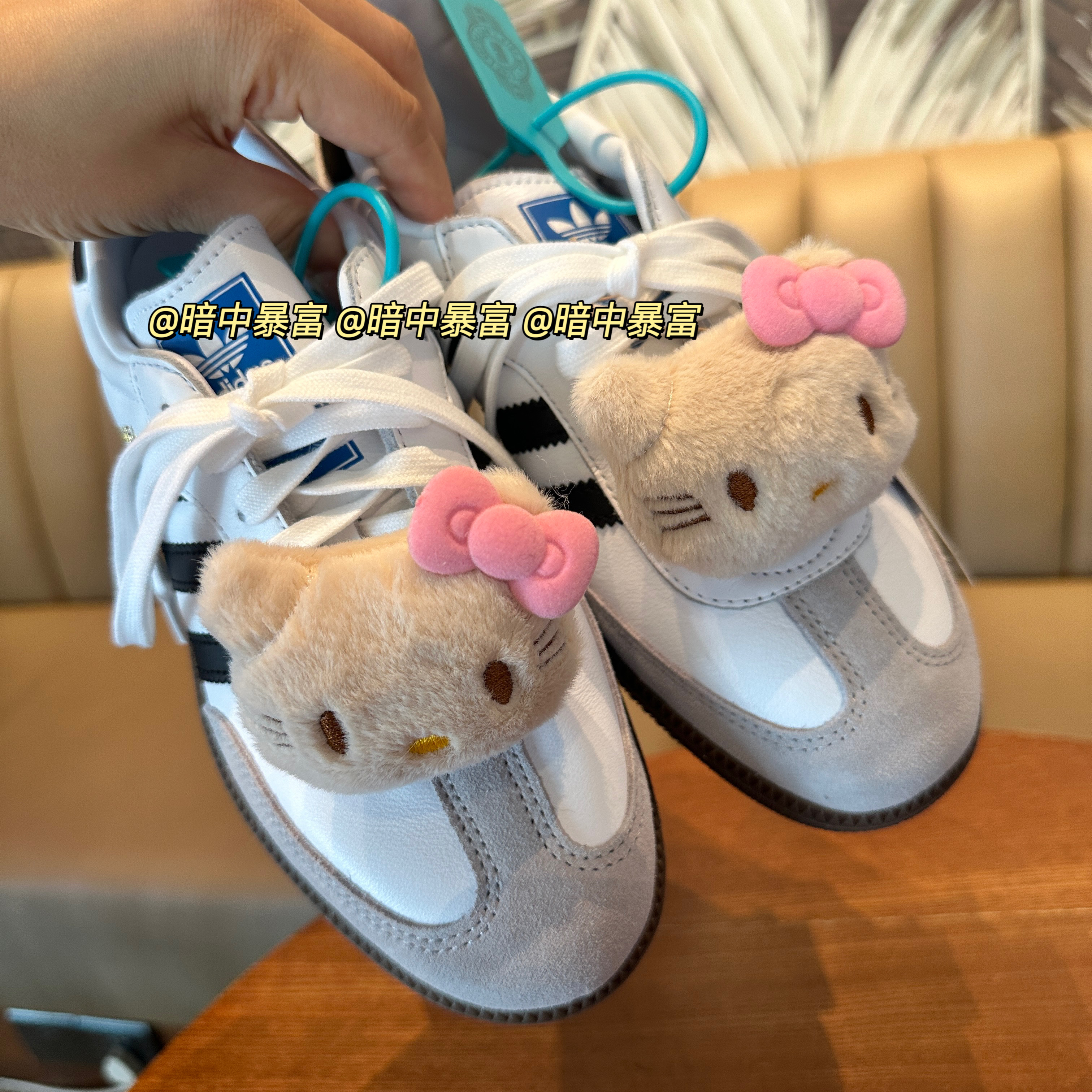 kitty鞋带扣运动鞋装饰