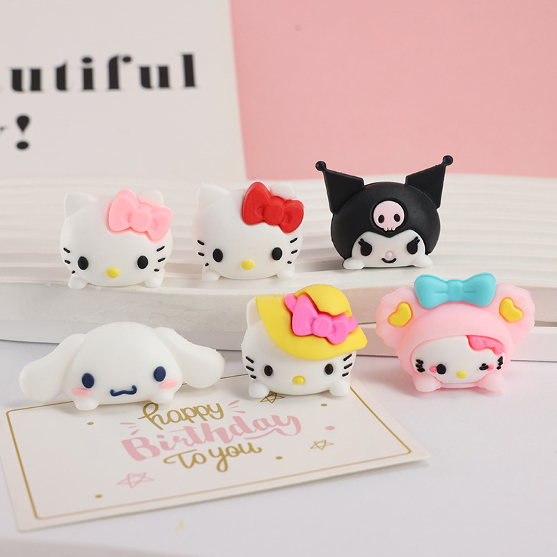 kitty美乐蒂库洛米立体公仔贴纸