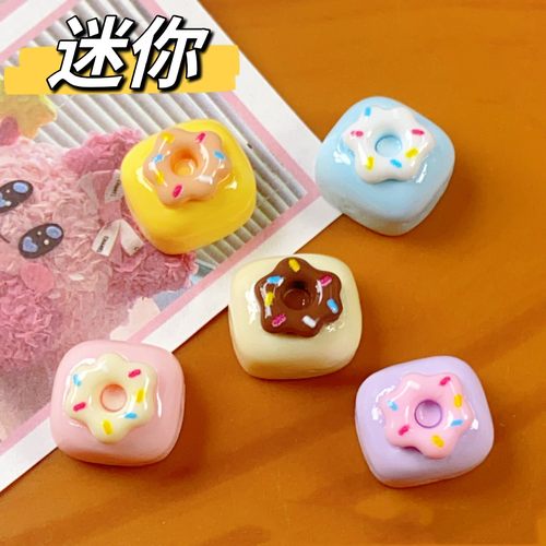 迷你甜甜圈小面包3D立体键盘贴