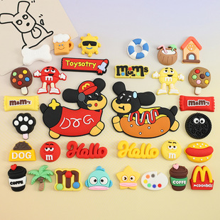 M小狗热狗长身体狗可爱硅胶贴水杯收纳盒电动车手工DIY显示屏装饰