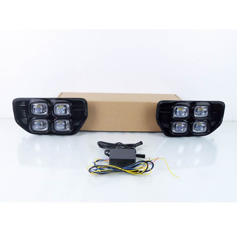 适用于23-24年福特游琦侠日行灯日间行车灯流光转向改装前雾灯