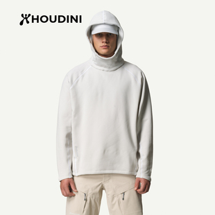 Houdini/胡丁尼Boxer魔术箱户外25秋新男套头运动连帽抓绒衣卫衣