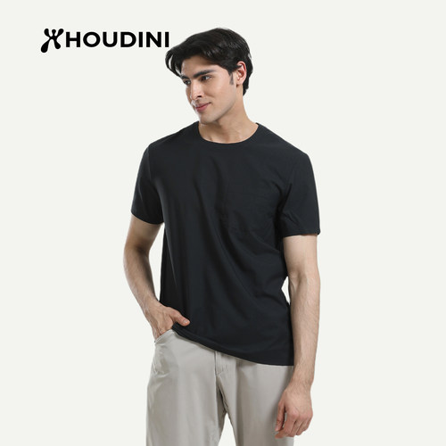 HOUDINI胡丁尼 Cover Tee 守护男户外夏季防晒圆领清爽短袖T恤