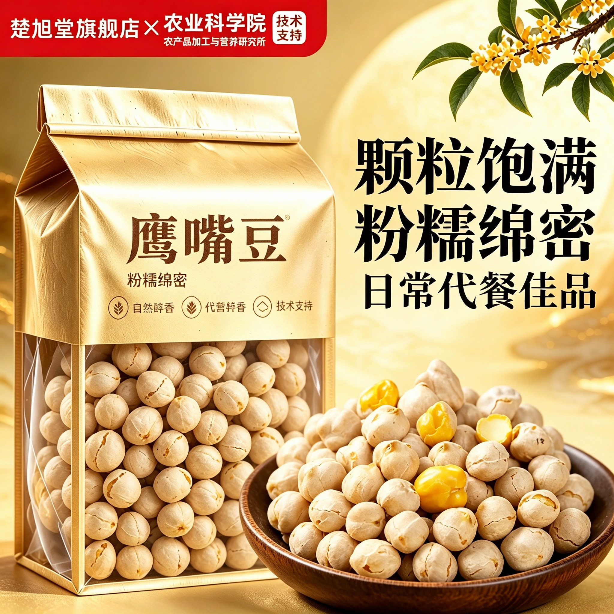 正宗新疆鹰嘴豆500g熟即食正宗新货代餐健身休闲零食官方旗舰店