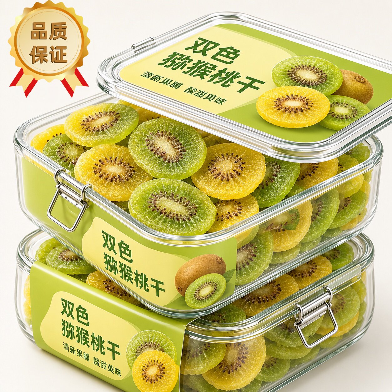 农科院猕猴桃干果弥猴桃干奇异果片果脯水果干商用蜜饯休闲零食