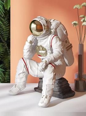 北欧创意宇航员客厅电视柜装饰品摆件家居饰品进门玄关太空人摆设