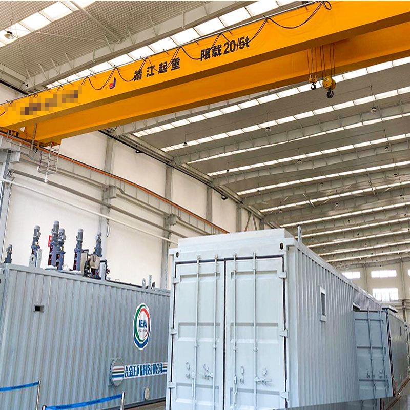 宝威制造欧式电动双梁桥式起重机LH型双梁行车100t价格咨询