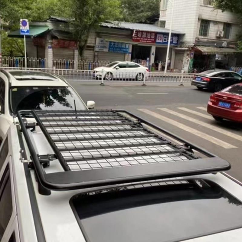 库房平台汽车行李架车顶框免横杆越野车行李框车顶架筐平顶行李架