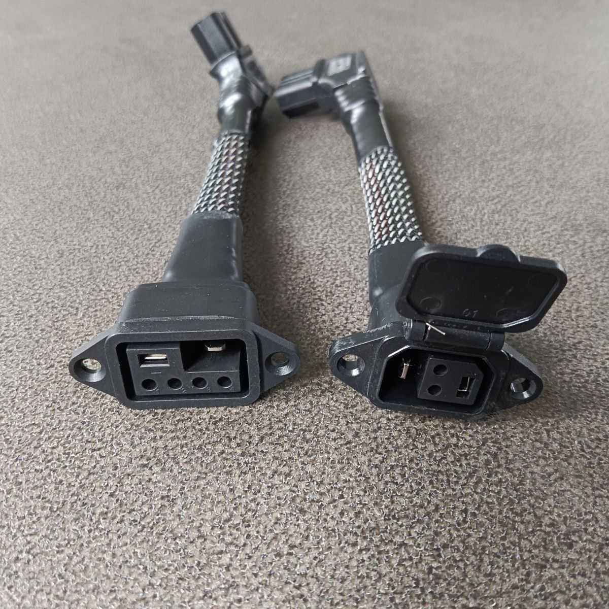 10平方新国标2+4/2+2双母线电动车转换线品字母T口通用品字头