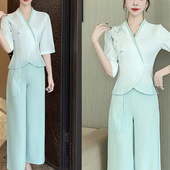 质量 采耳按摩技师工作服棠越同款 2025新款 美容养生馆足浴酒店中式