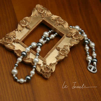 18K金钻石吊坠锁骨链LeJewele