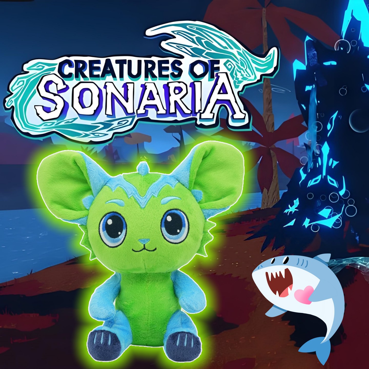 新款Roblox Creatures of Sonaria索纳里亚世界游戏Aerix毛绒玩具