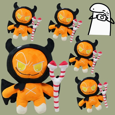 跨境新品蛋仔派对游戏12英寸Cookie Run王国恶魔毛绒公仔全新道具