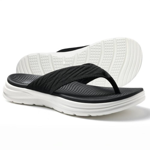 思凯Q人字拖欧美版减震防滑厚底