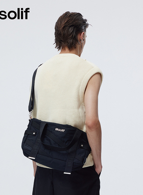 solif暗礁原创包包休闲通勤单肩斜挎手提包女男休闲官方正品