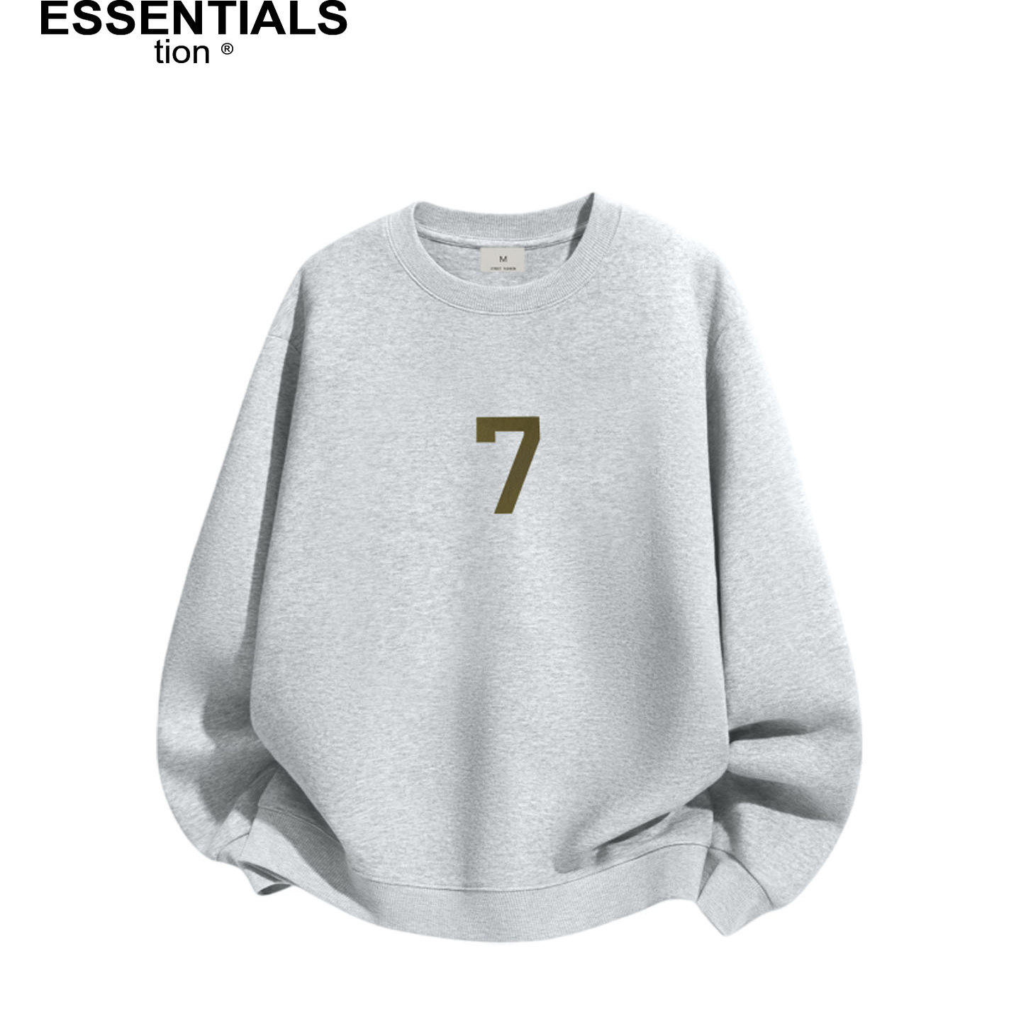 ESSENTIALS官方植绒春秋季休闲圆领卫衣男女情侣装2025年新款复线