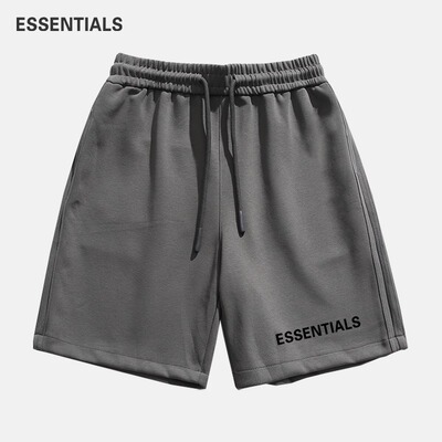 ESSENTIALS官方2025年新款美式复古潮牌短裤男女高街休闲运动裤装