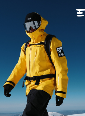 喜马猿 NSK 3L硬壳雪服 PA66 100D直接透气耐磨无氟防水HIMA YETI