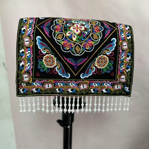 (韦远绸)民族风/布依族/白搭/头饰/帽子