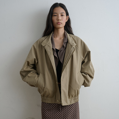 introutro复古廓形工装防风夹克