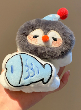 可爱毛绒洗脸防滴水手腕带