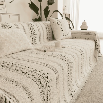 2025新款秋冬加绒加厚沙发盖布一整张全盖保暖沙发巾沙发套罩毯