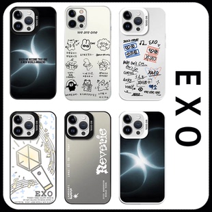 EXO手机壳iPhone16promax小米14回归专辑苹果15华为mate60应援周边OPPO边伯贤vivo男团12演唱会13周边70x适用